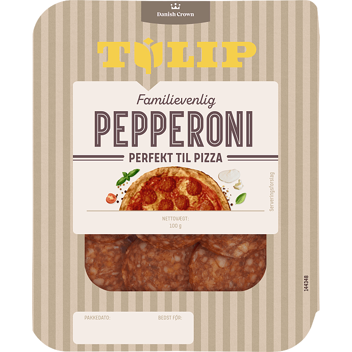 Pepperoni i skiver