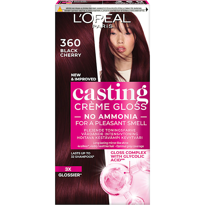 Gloss Complex toningsfarve  360 Black Cherry m. glykolsyre u. ammoniak