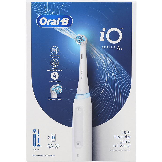 Oral-B iO 4s series elektrisk tandbørste - hvid