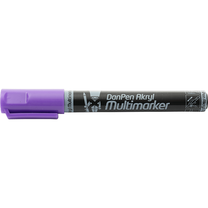 Danpen akryl multimarker - lilla