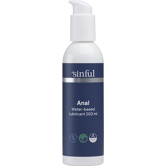 Sinful anal vandbaseret glidecreme 200 ml