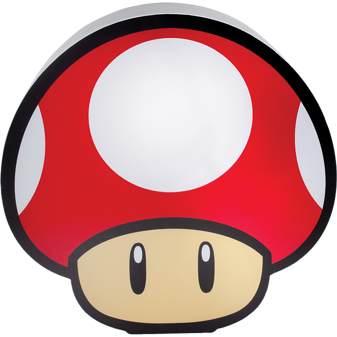 Super Mushroom lampe - rød