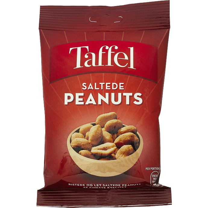Ristede peanuts m. salt