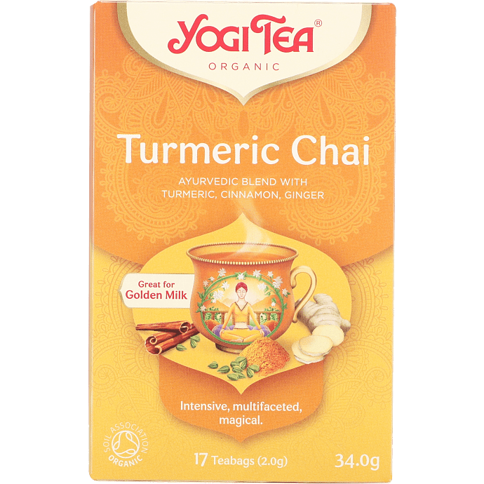 Chai te m. gurkemeje, kanel og ingefær øko