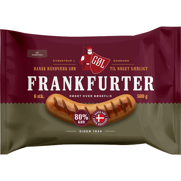 Frankfurtere 80% kød