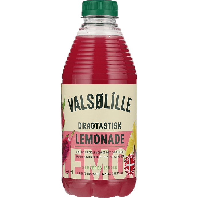 Lemonade m. æble, citron, dragefrugt og yuzu