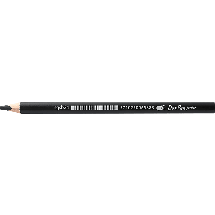 Danpen junior jumbo farveblyant - sort