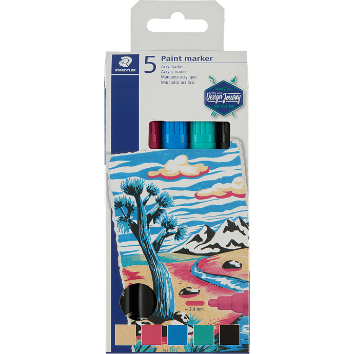 Staedtler Lumocolor paintmarker 5 stk. - flere farver