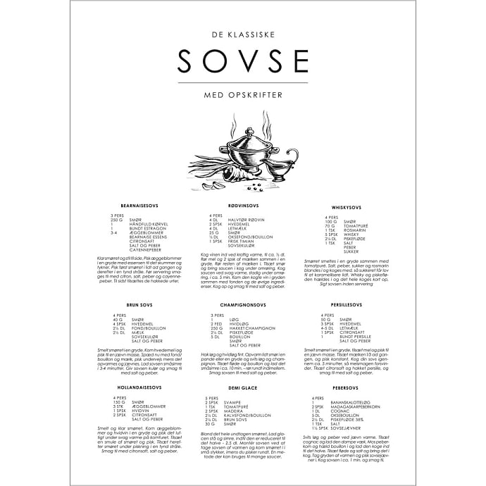 Sovse guide - 30x40 cm