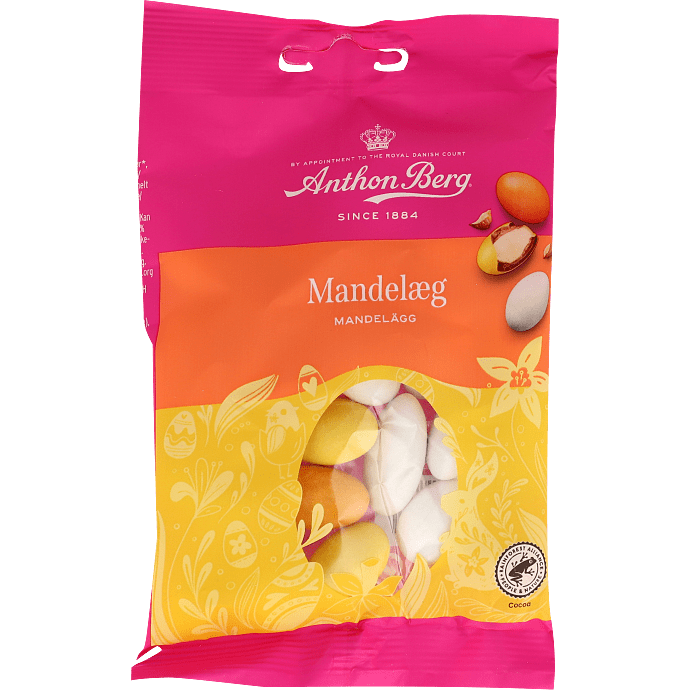 Mandler m. chokoladeovertræk og sukkerskal