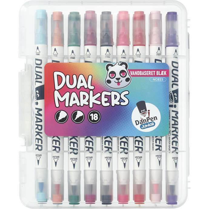 Danpen junior dual markers 18-pak