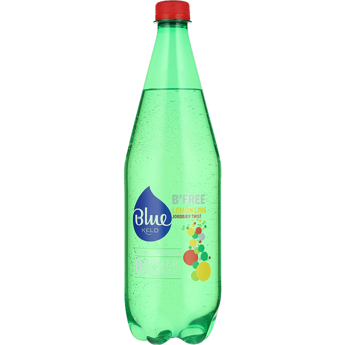 Vand m. brus citron, lime og jordbær