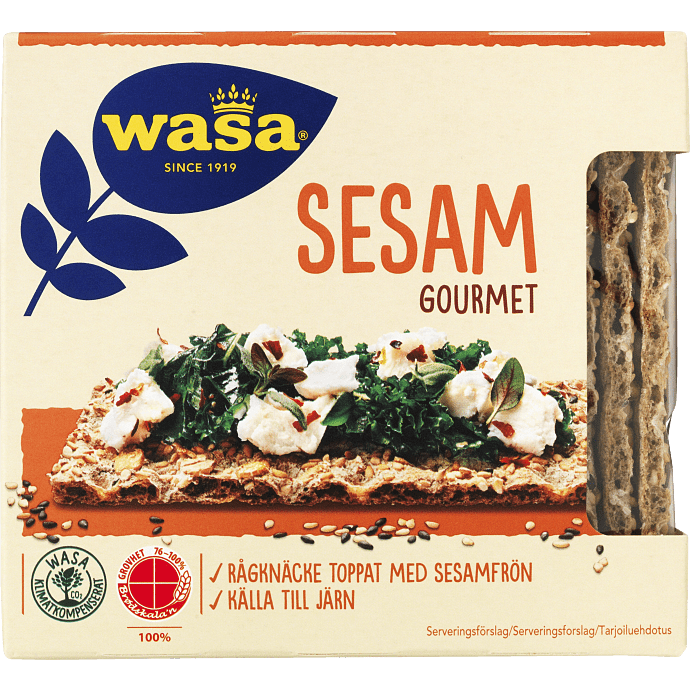 Knækbrød m. sesam