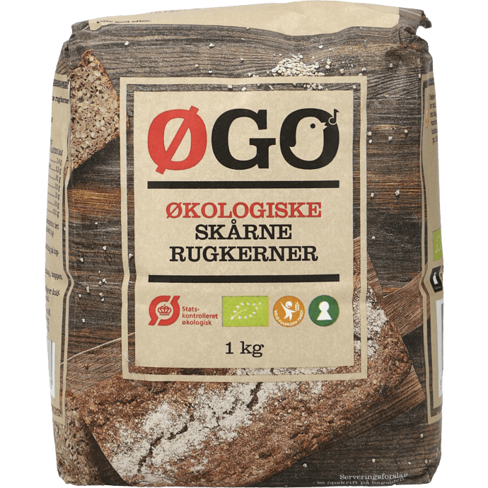 Skårne rugkerner øko