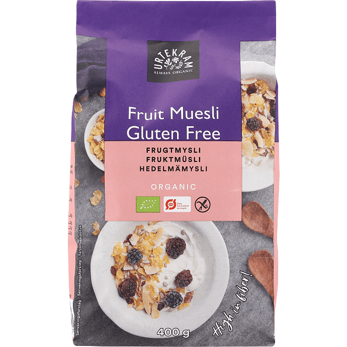 Frugtmysli glutenfri øko