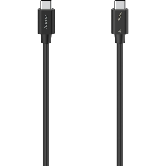 HAMA Thunderbolt-4 USB-C 40Gbit 8K 0,8 meter