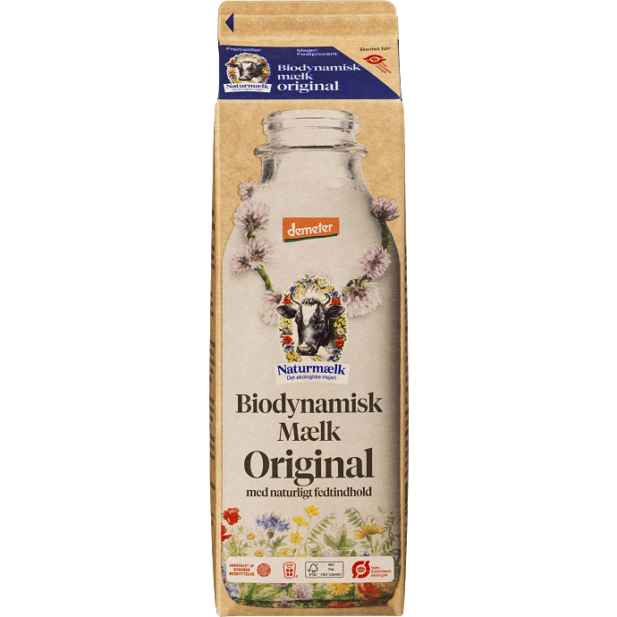 Biodynamisk mælk 4-6% fedt øko