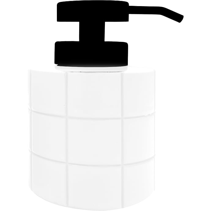 Kamilla sæbedispenser - hvid