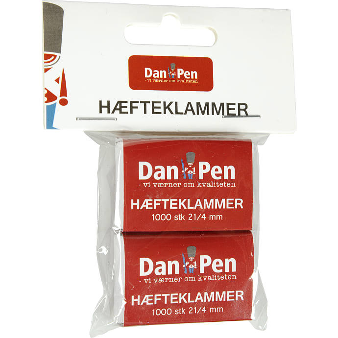 Danpen Clips 2000 stk. 21/4