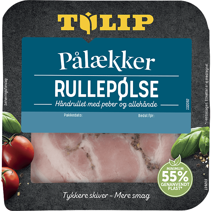 Rullepølse i skiver