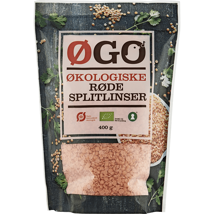 Røde splitlinser øko