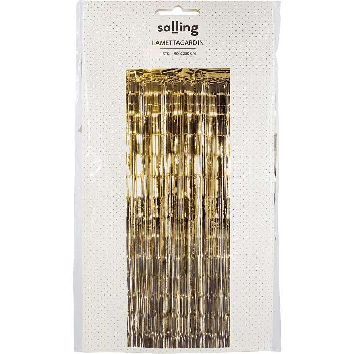 Salling lamettagardin 90x250 cm - Guld