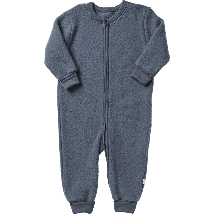 808 baby uld heldragt str. 86 - blå