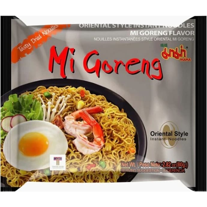 Instant nudler m. Mi goreng smag