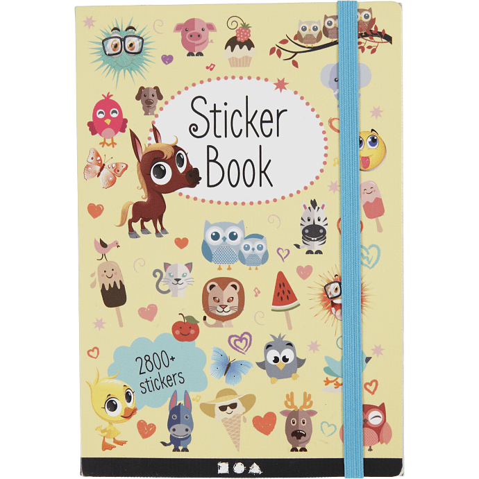 Bog med stickers