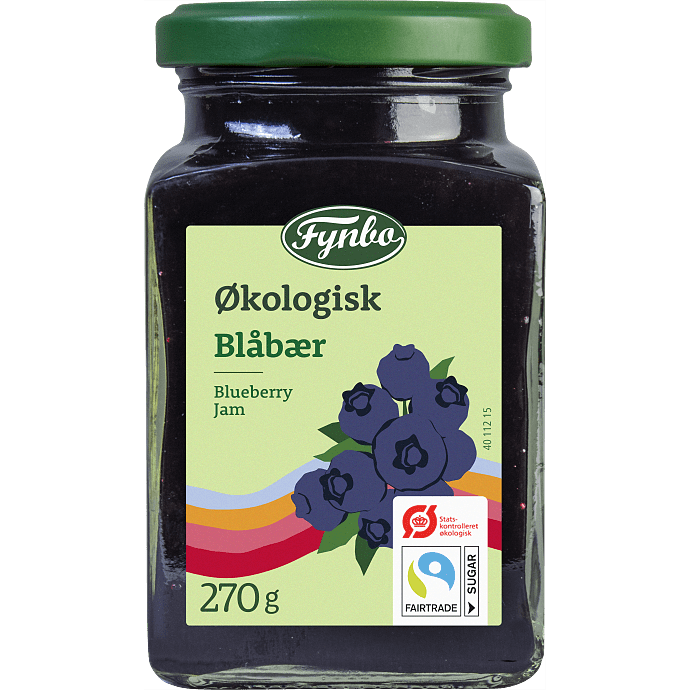 Blåbærmarmelade øko