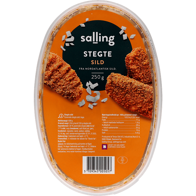 Stegte sild i fileter