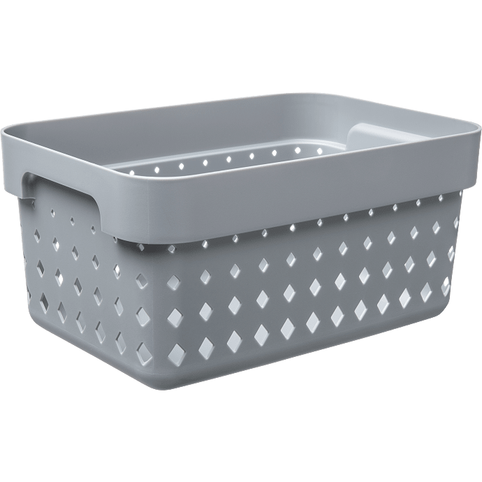 Seoul Basket kurv m. genanvendeligt plast - grå (S)