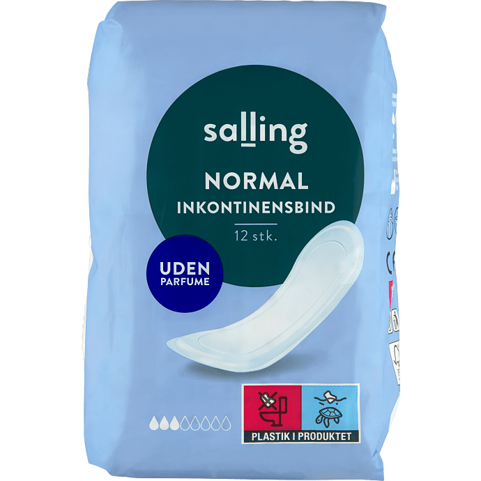 Inkontinensbind normal
