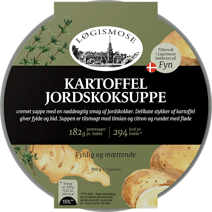 Kartoffel- og jordskokkesuppe