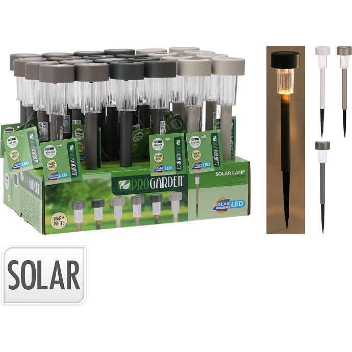 Eline solar bordlampe - flere varianter - assorteret