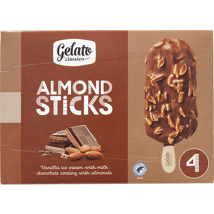 Ispinde m. mælkechokolade og nødder