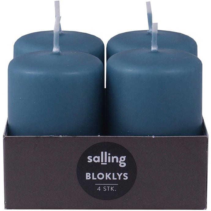 Salling bloklys 4x6 cm 4-pak - petrol
