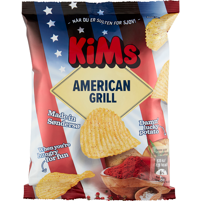Chips m. krydderier