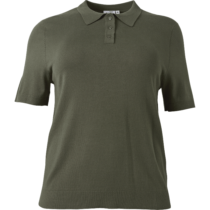 VRS dame polo T-shirt str. 52 - oliven