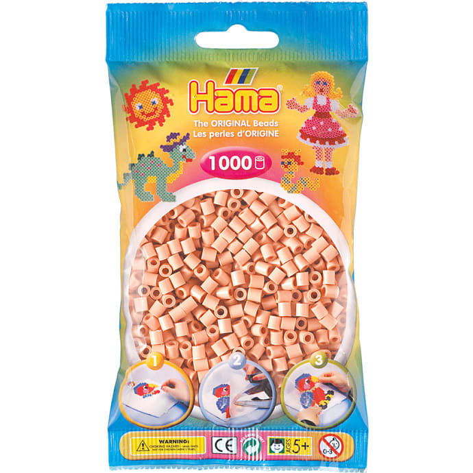 Hama perler 1000 stk. - mat rosa
