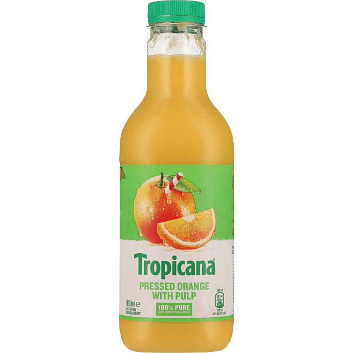 Appelsinjuice m. frugtkød