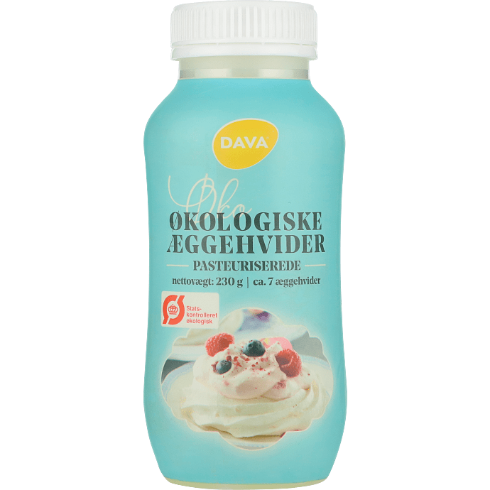 Pasteuriserede æggehvider øko
