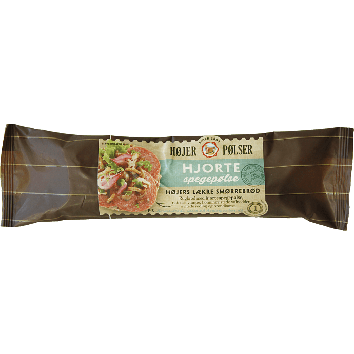 Hjortespegepølse