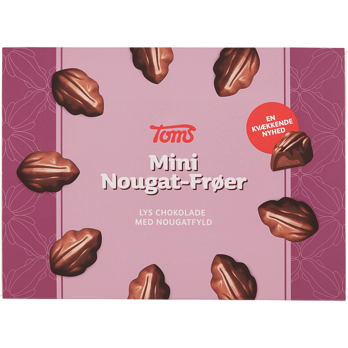 Nougat m. chokoladeovertræk