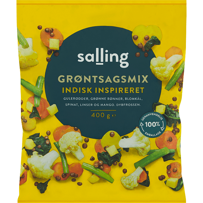 Indisk inspireret grøntsagsblanding