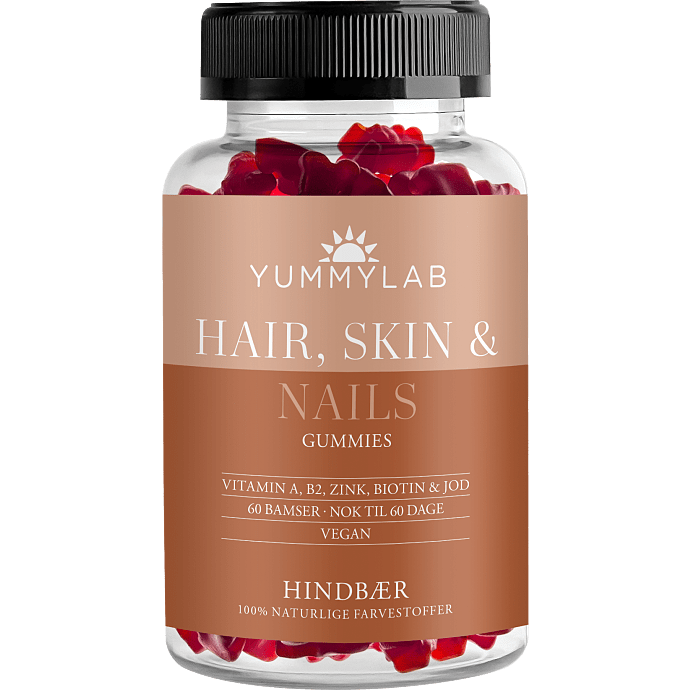 Vitamin vingummi m. hindbærsmag