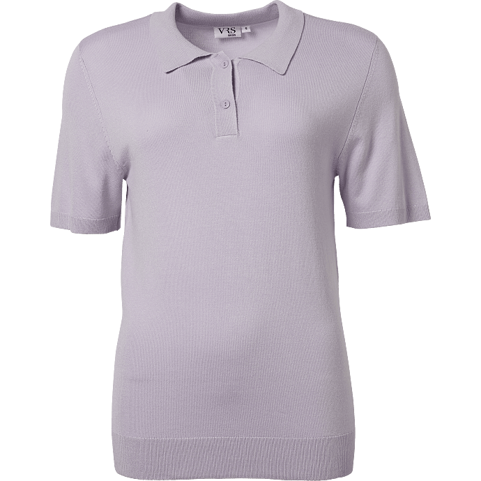 VRS dame polo T-shirt str. S - lilla