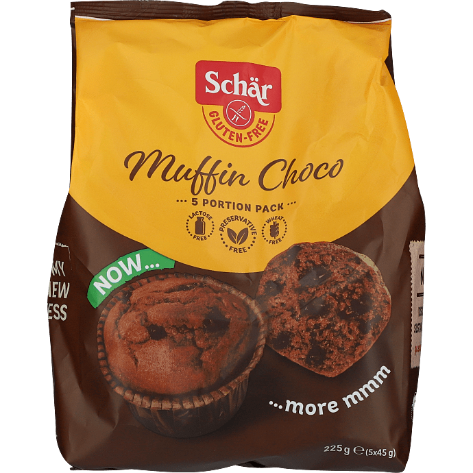 Muffins m. chokoladestykker