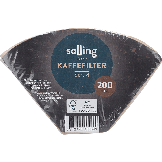 Brune kaffefiltre