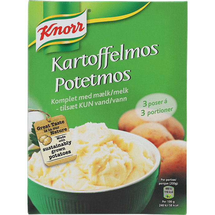 Kartoffelmospulver